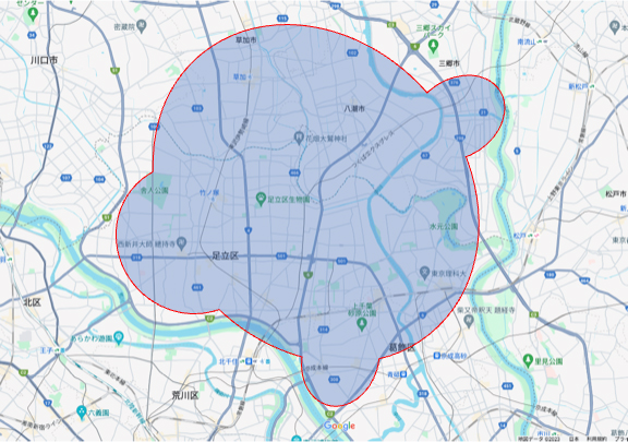 送迎範囲
